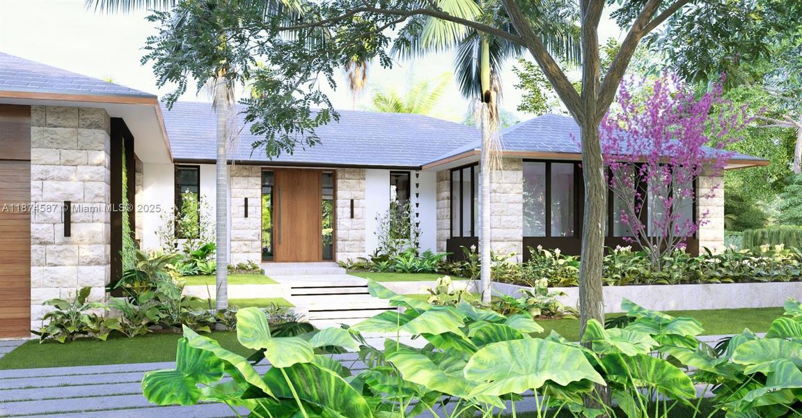 Front exterior of a new home in , Miami, FL, highlighting curb appeal (Image 2).