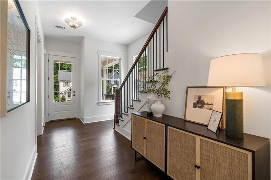 Furnished interior view inside a new home in , Atlanta (Image 5).