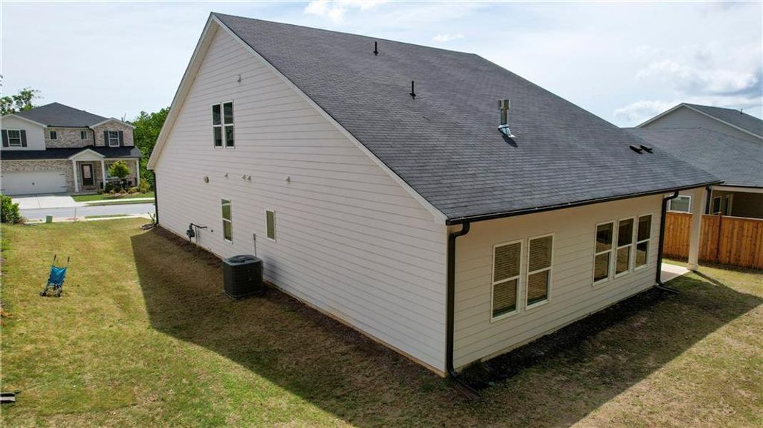 Exterior details and patio area of a home in , Canton (Image 29).