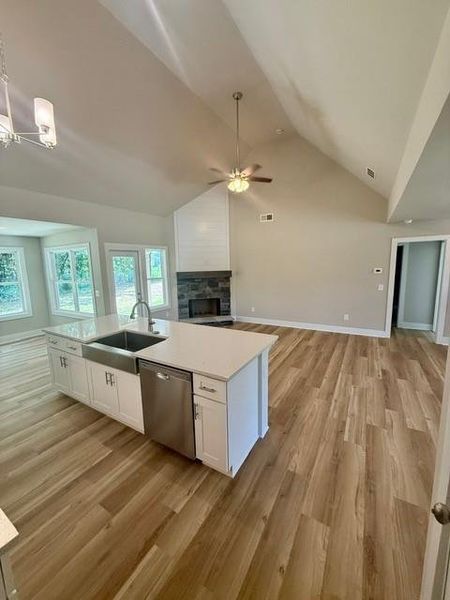 Furnished interior view inside a new home in , Talking Rock (Image 7). Furnished interior view inside a new home in , Talking Rock (Image 7).