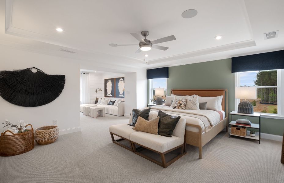 Furnished interior view inside a new home in Hawthorne Ridge, McDonough (Image 10).