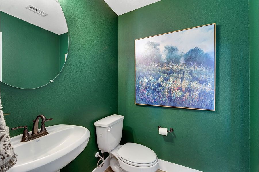 Furnished interior view inside a new home in Caney Mills, Conroe (Image 29).