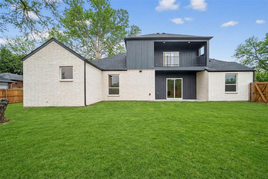 Exterior details and patio area of a home in , Garland (Image 3). Exterior details and patio area of a home in , Garland (Image 3).