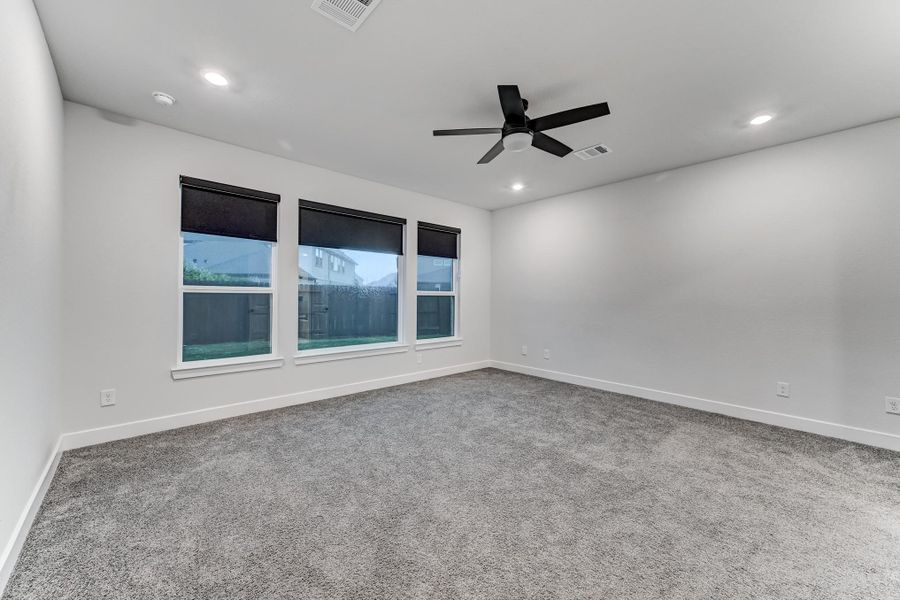 Spacious, unfurnished interior of a new home in , Cypress (Image 46).