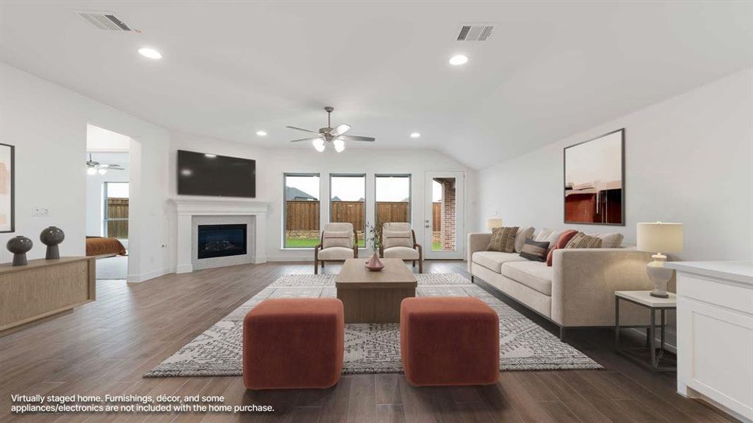 Furnished interior view inside a new home in Hillstead, Lavon (Image 12).