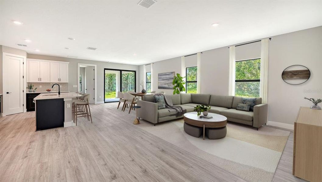 Furnished interior view inside a new home in , North Port (Image 8).