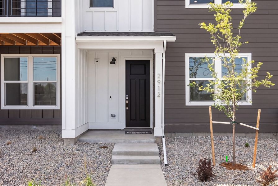Representative exterior details of a home built from the 3 by Trumark Homes in Berkeley Villas, Denver (Image 3).