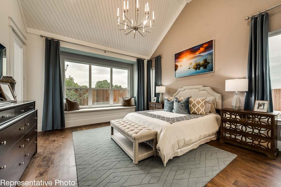 Representative furnished interior of a home built from the Rivercrest by Grand Homes in Grand Oaks, Celina (Image 11).