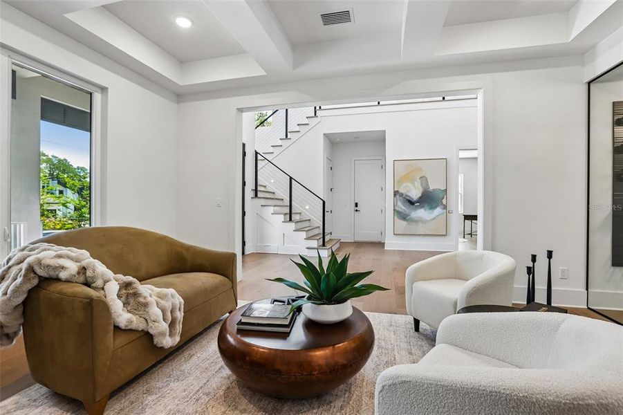 Furnished interior view inside a new home in , Tampa (Image 49).