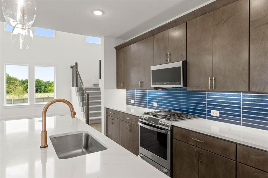 Furnished interior view inside a new home in Treeline, Justin (Image 5).