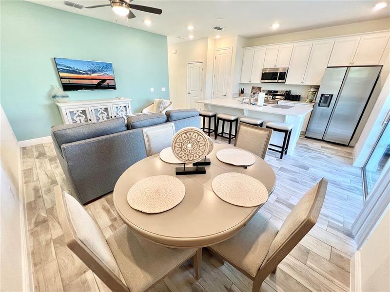 Furnished interior view inside a new home in , Kissimmee (Image 27).