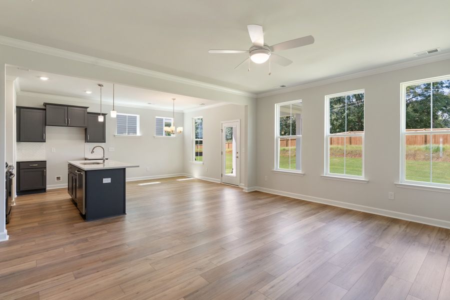 Spacious, unfurnished interior of a new home in Landmark Commons, Boiling Springs (Image 16). Spacious, unfurnished interior of a new home in Landmark Commons, Boiling Springs (Image 16).