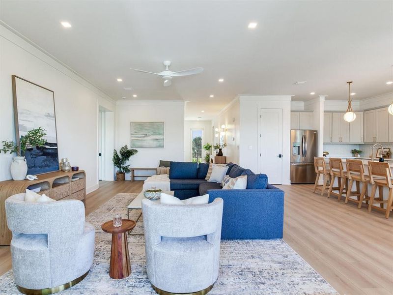 Furnished interior view inside a new home in , North Redington Beach (Image 14).