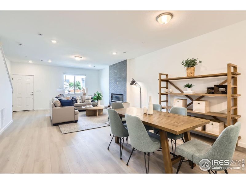 Furnished interior view inside a new home in , Longmont (Image 10).
