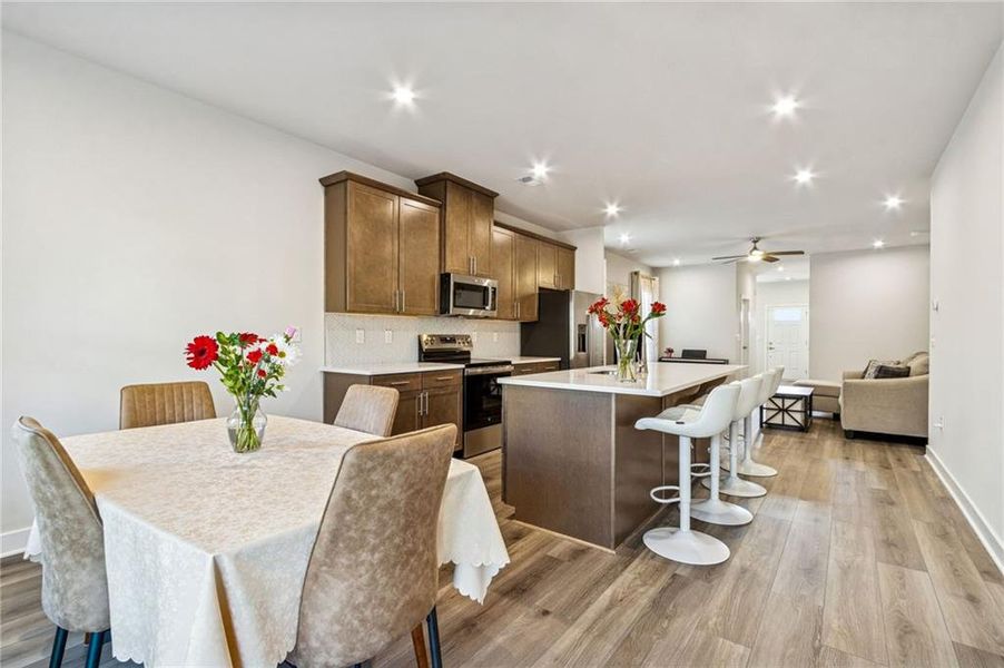 Furnished interior view inside a new home in , Hoschton (Image 18).