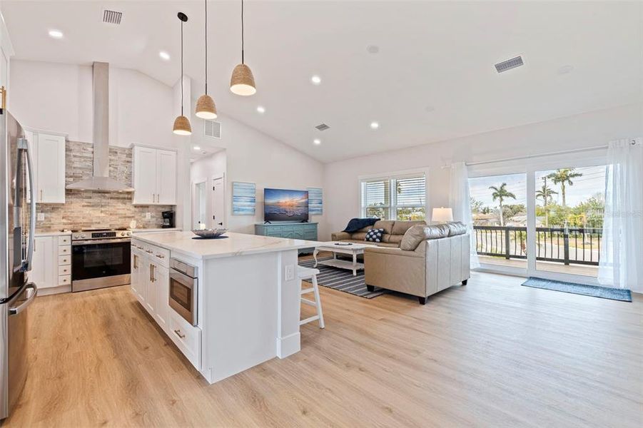 Furnished interior view inside a new home in , Treasure Island (Image 17). Furnished interior view inside a new home in , Treasure Island (Image 17).