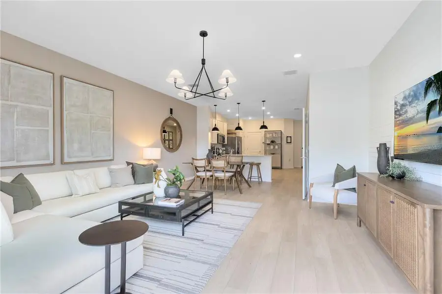 Furnished interior view inside a new home in Harbor Square, Palm Bay (Image 5).