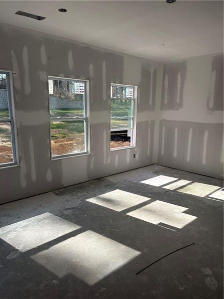 In-progress construction of a new home in River Walk Place, Lawrenceville, GA (Image 34).