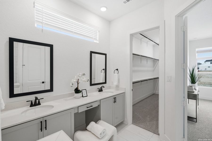 Furnished interior view inside a new home in Prominence Urban, San Antonio (Image 17).
