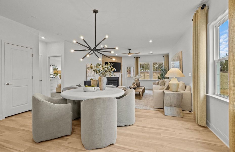 Representative furnished interior of a home built from the Compton by Pulte Homes in Briarwood Reserve, Spartanburg (Image 19).