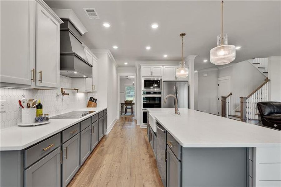 Furnished interior view inside a new home in Alcovy Station, Covington (Image 13).
