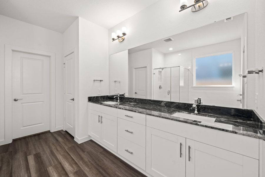 Furnished interior view inside a new home in Harvest Green, Richmond (Image 13). Furnished interior view inside a new home in Harvest Green, Richmond (Image 13).