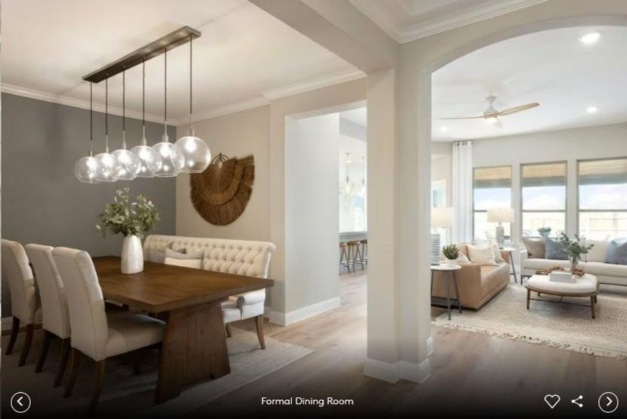 Interior photos- Photo of Pulte model home with same floor plan, not of actual home listed.