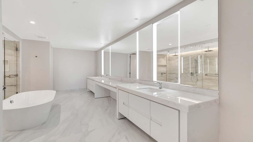 Furnished interior view inside a new home in Alina Residences, Boca Raton (Image 12).