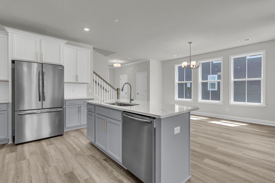 Furnished interior view inside a new home in Abbey Walk, Moncks Corner (Image 14). Furnished interior view inside a new home in Abbey Walk, Moncks Corner (Image 14).