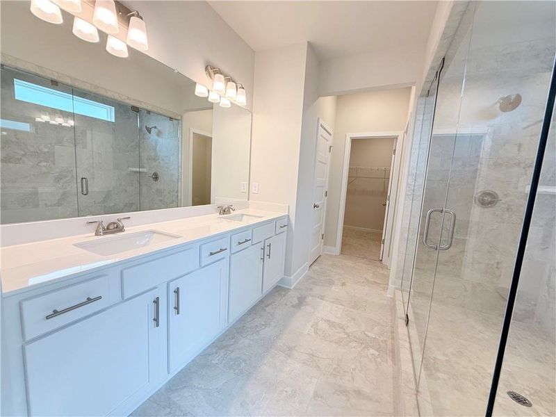 Furnished interior view inside a new home in Ponderosa Farms Reserve, Gainesville (Image 12).