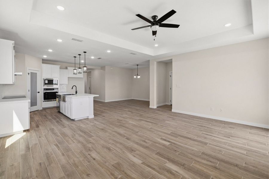 Spacious, unfurnished interior of a new home in The Heights at Riverbend II, Brownsville (Image 8).