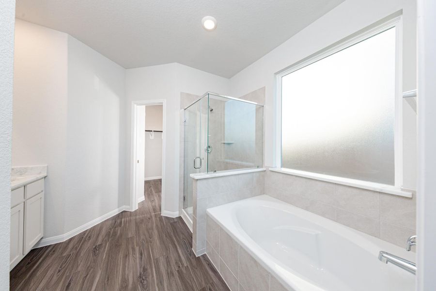 Furnished interior view inside a new home in Bluestem, Brookshire (Image 9).