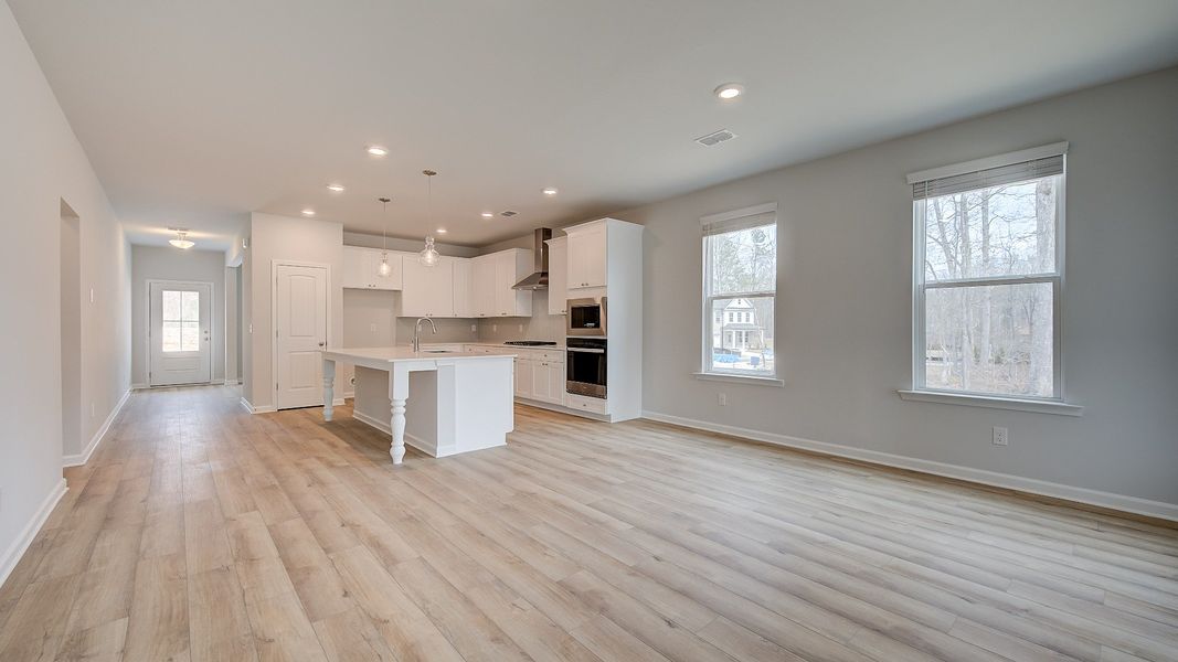 Representative furnished interior of a home built from the Ansley by DRB Homes in Everson, Snellville (Image 27).