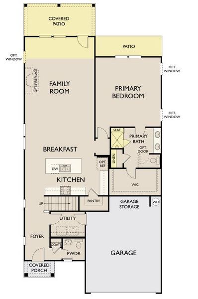 2D floor plan layout of this home in Watson Hill, Summerville, SC (Image 3). 2D floor plan layout of this home in Watson Hill, Summerville, SC (Image 3).