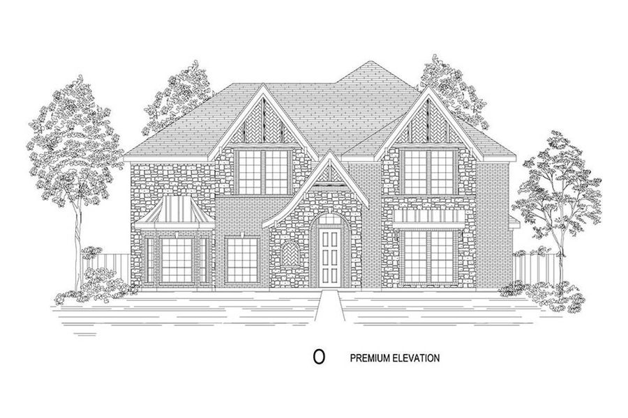 Representative rendering of the exterior for the Brentmoore FS by First Texas Homes (Image 17).