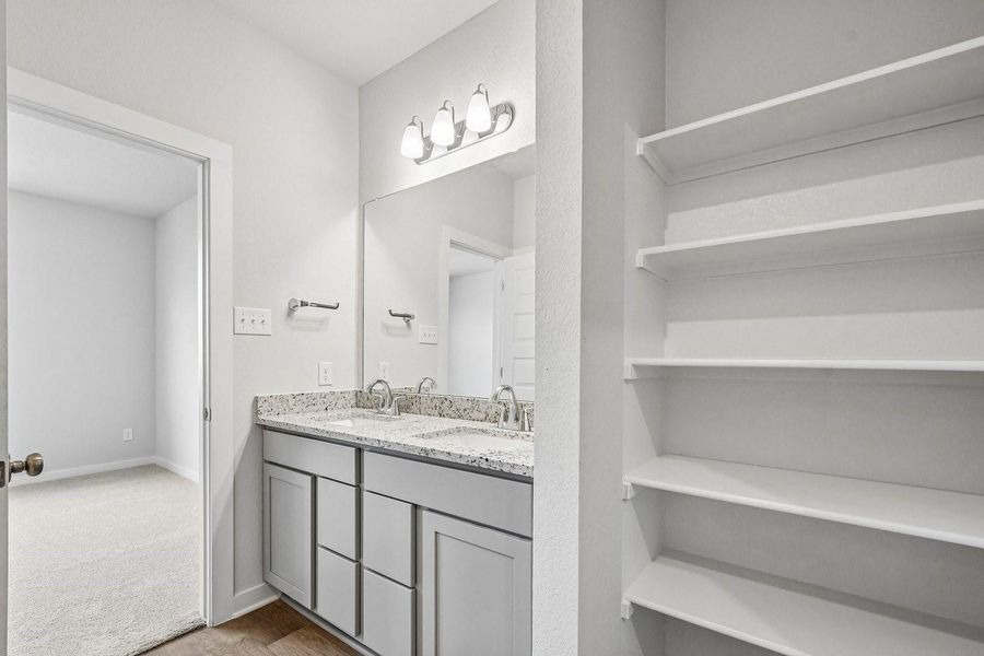 Furnished interior view inside a new home in Eastwood at Sonterra, Jarrell (Image 14).