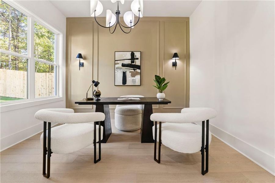 Furnished interior view inside a new home in , Lawrenceville (Image 6).
