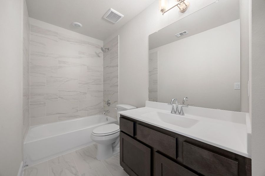 Furnished interior view inside a new home in Lariat, Liberty Hill (Image 14).