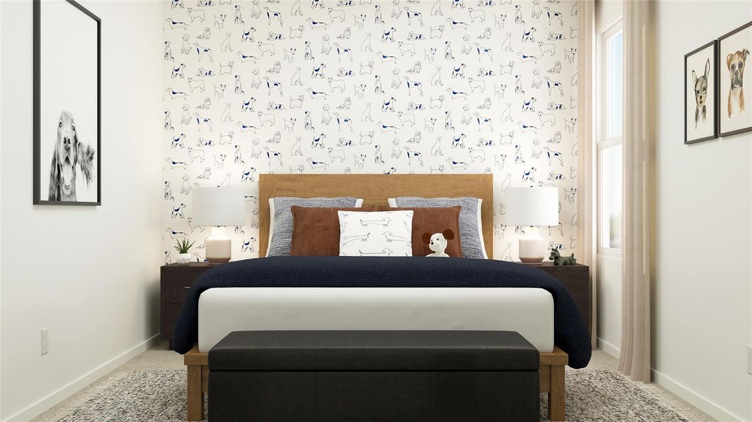 Furnished interior view inside a new home in , Jarrell (Image 3).