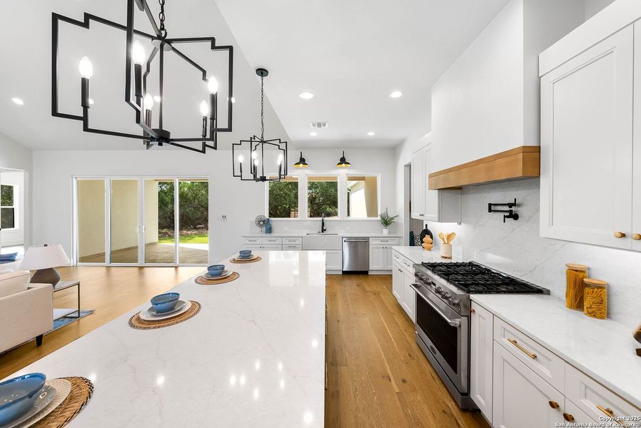 Furnished interior view inside a new home in , Bandera (Image 16). Furnished interior view inside a new home in , Bandera (Image 16).