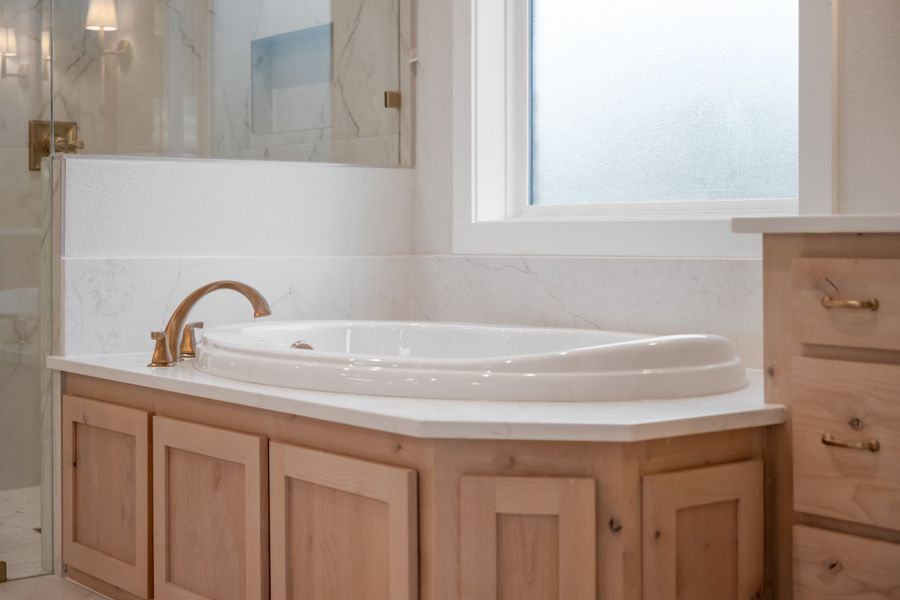 Representative interior finishes for a home built from the The Stella by Reece Homes in Traditions, Bryan (Image 23).