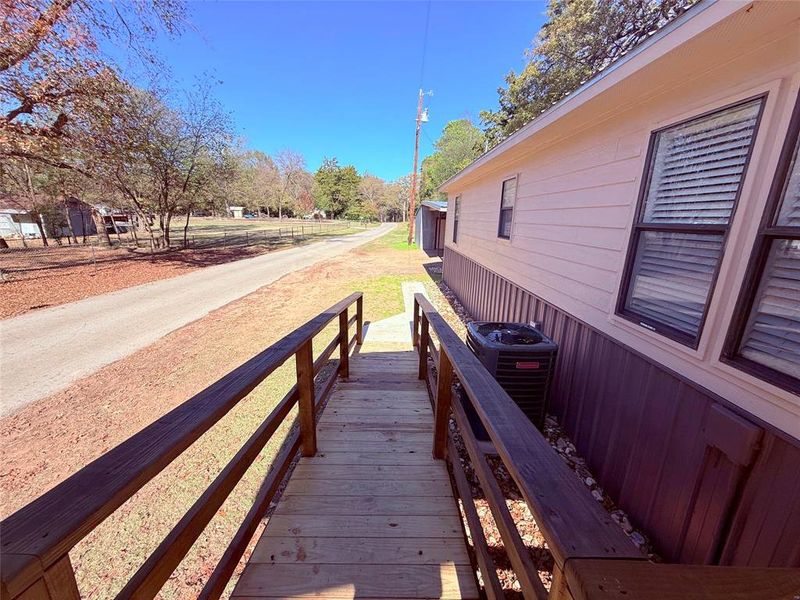 Exterior details and patio area of a home in , Winnsboro (Image 19). Exterior details and patio area of a home in , Winnsboro (Image 19).