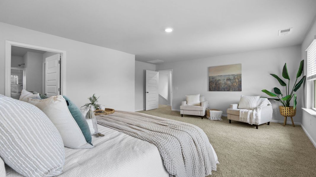 Furnished interior view inside a new home in Holly Oaks, Statesboro (Image 17).