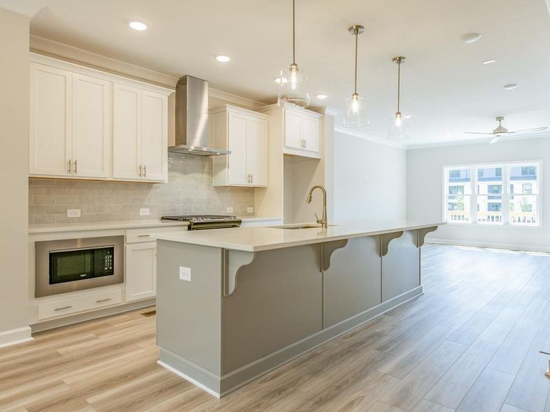 Furnished interior view inside a new home in Townes at South Main, Kennesaw (Image 5).