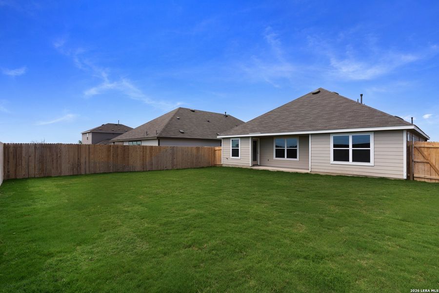 Exterior details and patio area of a home in Prairie Green, Converse (Image 13). Exterior details and patio area of a home in Prairie Green, Converse (Image 13).