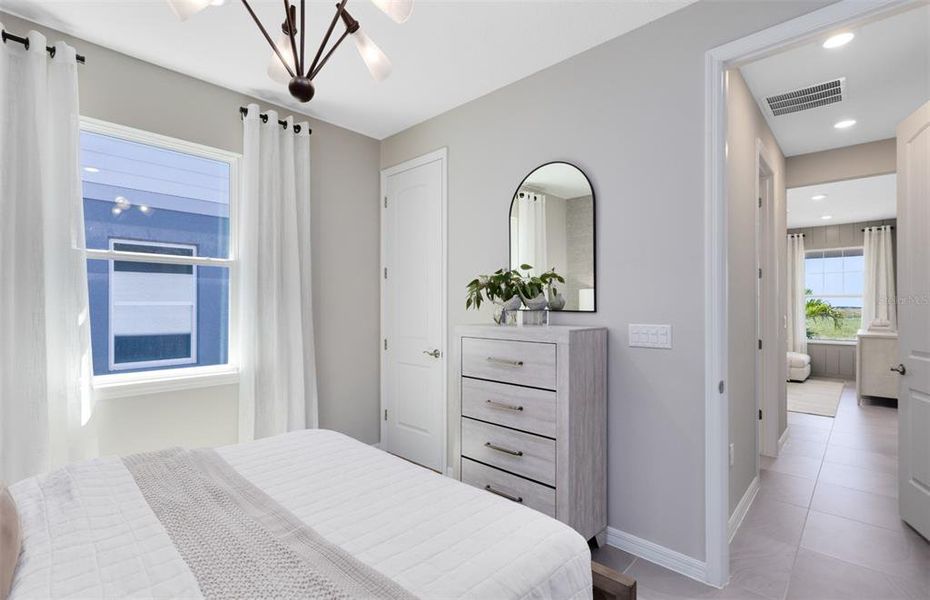 Furnished interior view inside a new home in Bridgewalk, St. Cloud (Image 9). Furnished interior view inside a new home in Bridgewalk, St. Cloud (Image 9).