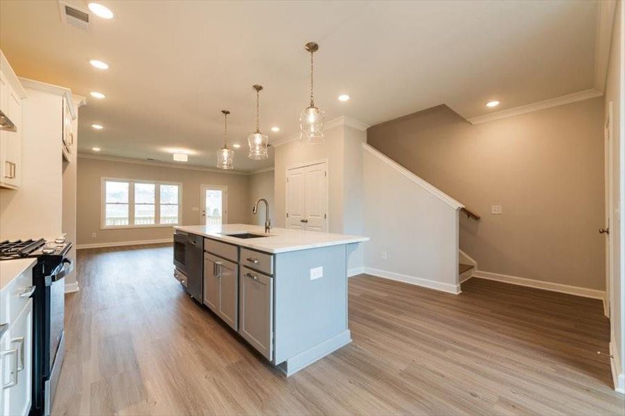Furnished interior view inside a new home in Townes at South Main, Kennesaw (Image 7).