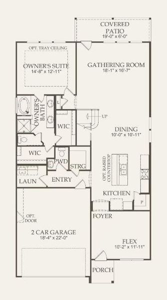 Pulte Homes, Hamilton floor plan