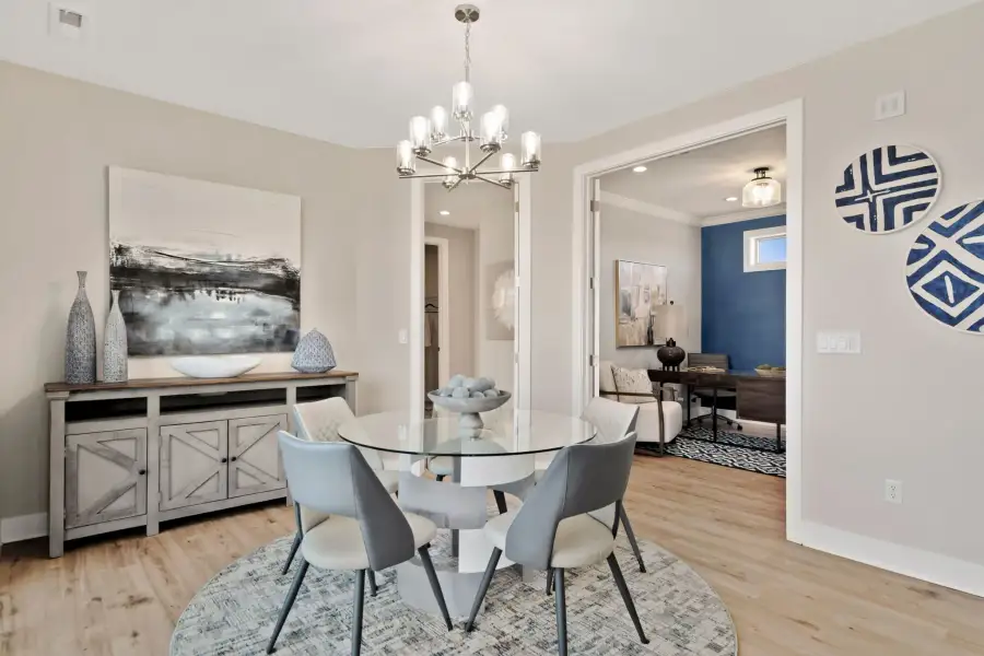 Furnished interior view inside a new home in The Courtyards at Lupton Village, Fort Lupton (Image 10).