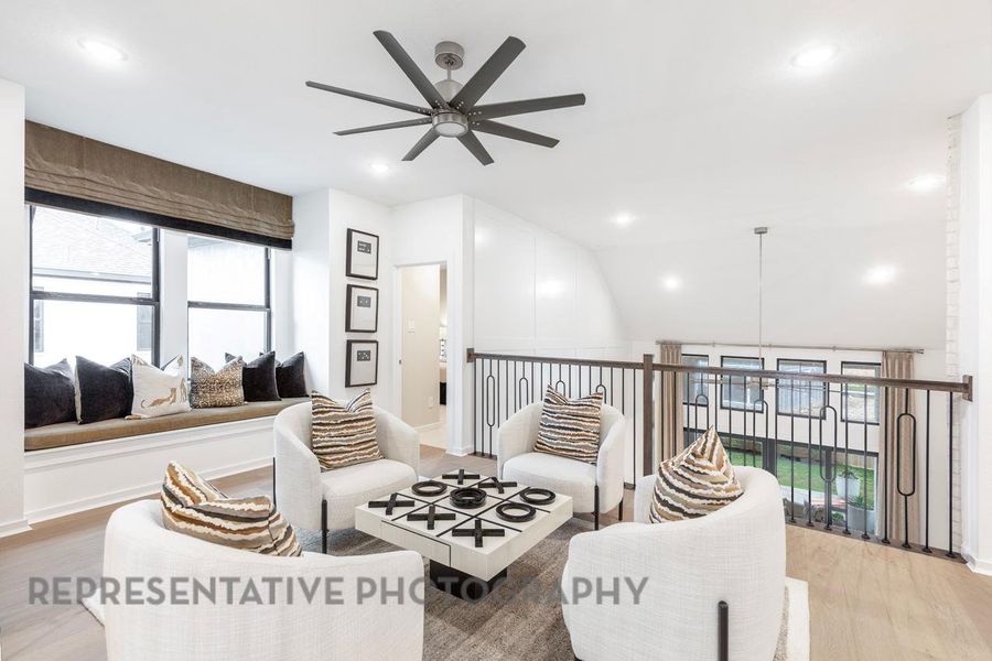 Furnished interior view inside a new home in Cross Creek West, Fulshear (Image 27).